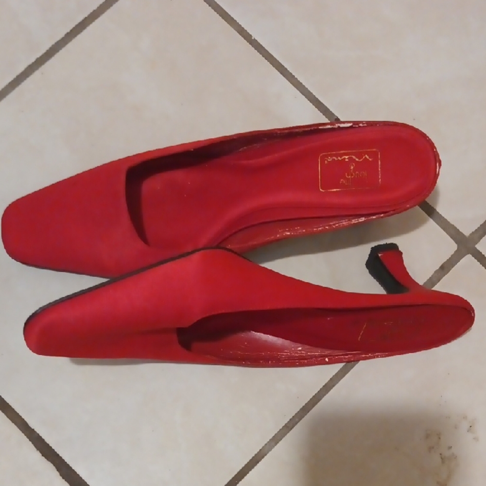 Red Mules Stylish and Versatile Footwear